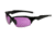Extreme Optiks EOG 12 Sunglasses, Shiny Black/Black Rubber Frame, Violet lense Lens, 10237769.QTS