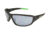 Extreme Optiks M1ND Sunglasses, Matte Black Frame, Smoke with Silver Mirror Flash Lens, 10225812.FGX