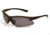 Extreme Optiks RACR Sunglasses, Matte Dark Metallic Graphite Frame, Smoke with Silver Mirror Flash Lens, 10206829.FGX