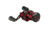 Favorite Fishing PBF Fire Stick Casting Reel, 6.4-1 Left, Hand, Red/Black, FS100NGL