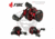 Favorite Fishing PBF Fire Stick Casting Reel, 6.4-1 Left, Hand, Red/Black, FS100NGL