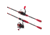 Favorite Fishing PBF Fire Stick Spinning Combo, 7ft 1in, Medium Heavy, Red/Black, FS711MH30
