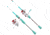 Favorite Fishing Shay Bird Spinning Combo, 7ft 1in, Medium Heavy, White/Teal, SBR-711MH20