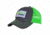Fish Monkey Hat Mr Patch, Charcoal/Neon Green, One size, FM77-CHNG
