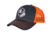 Fish Monkey Hunt Poly Press Hat, Char/Orange, One size, HM803-CHOR