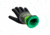 Fish Monkey Winter Gripper Glove, Hi-Vis Green, L/XL, FM51-WIN