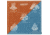Fjallraven Campfire Bandana - Unisex, Dawn Blue/Desert Brown, One Size, F84784-543-242-OneSize