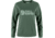 Fjallraven Logo Sweater - Womens, Large, Deep Patina/Misty Green, F84143-679-674-L