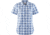 Fjallraven Ovik Check Shirt Short Sleeve - Womens, Blue Ridge, F89860-519-S