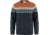 Fjallraven Ovik Knit Sweater - Mens, Dark Navy-Terracotta Brown, Medium, F81829-555-243-M