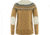 Fjallraven Ovik Rib Sweater - Womens, Buckwheat Brown-Chalk White, Extra Small, F89941-232-113FR-XS