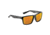 Flying Fisherman 7826BAR Swirl Sunglasses Matte Black Frame Amber-Red Mirror Lens, AcuTint Polarized Lens System, 7826BAR