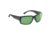 Flying Fisherman 7867BAG Baleen Sunglasses, Matte Black Frame Amber-Green Mirror Polarized Lens, Medium Fit, 7867BAG
