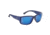 Flying Fisherman 7867NSB Baleen Sunglasses, Matte Black Frame Smoke Blue Mirror Polarized Lens, Medium Fit, 7867NSB