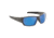 Flying Fisherman 7883GSB Drop Back Sunglasses, Matte Gray Soft-Touch Frame, Smoke-Blue Mirror Lens, Medium Fit, 7883GSB