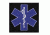 Fox Outdoor Medical and Morale Patches, EMT Black/Blue, 84P-034