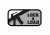 Fox Outdoor Medical and Morale Patches, Lock &amp; Load - Grey, 84P-131