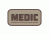 Fox Outdoor Medical and Morale Patches, Medic - Khaki, 84P-032