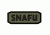 Fox Outdoor Medical and Morale Patches, SNAFU - Black/Olive Drab, 84P-450