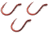 Gamakatsu Single Egg Red 14, 10 Hooks P/P 04303