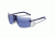 Gargoyles 85s Sunglasses w/ Matte Black Frame, Smoke w/Blue Mirror Lens GAR10700076