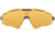 Gatorz Blastshield B2 Sunglasses, Black, Matte Black Logo, MilSpec Ballistic, Rose, Gold Mirror w/ Anti-Fog, ANSI Z87.1, Black, One Size, 841235127182