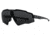 Gatorz Blastshield B2 Sunglasses, Black, Matte Black Logo, MilSpec Ballistic, Smoke w/ Anti-Fog, ANSI Z87.1, Black, One Size, 841235127434