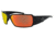 Gatorz Boxster Sunglasses, Black Frame, Sunburst Mirror Polarized Lens, BOXBLK13P