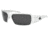 Gatorz Cerakote Boxster Sunglasses,White Frame,Polarized Smoked Lens, BOXWHT01P