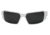 Gatorz Cerakote Boxster Sunglasses,White Frame,Polarized Smoked Lens, BOXWHT01P