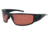 Gatorz Magnum 2.0 Sunglasses, Blackout Frame, Rose Polarized Lens, MAG2BLK09PMBP