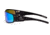 Gatorz Magnum Sunglasses, Asian Fit, Black Frame, Brown Polarized w/ Green Mirror Lens, AF-MAGBLK03P-G