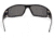 Gatorz Magnum Sunglasses, Asian Fit, Black Frame, Smoked Polarized Lens, AF-MAGBLK01P