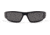 Gatorz Magnum Sunglasses, Asian Fit, Black Frame, Smoked Polarized Lens, AF-MAGBLK01P
