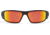 Gatorz Magnum Sunglasses, Asian Fit, Black Frame, Sunburst Polarized Lens, AF-MAGBLK13P