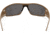 Gatorz Magnum Sunglasses, Asian Fit, Cerakote Tan Frame, Smoked Polarized Lens, AF-MAGCTN01P