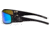 Gatorz Magnum Sunglasses, Black Frame, Brown Polarized w/Green Mirror Lens, GZ-01-023