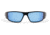 Gatorz Magnum Sunglasses, Black, Smoke Polar, Blue Mirror w/ Silver Logo, Black, GZ-01-022