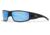 Gatorz Magnum Sunglasses, Black, Smoke Polar, Blue Mirror w/ Silver Logo, Black, GZ-01-022