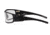 Gatorz Magnum Sunglasses, Milspec Ballistic, Z87.1 Black Frame, Clear Anti Fog Lens, GZ-01-003