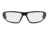 Gatorz Magnum Sunglasses, Milspec Ballistic, Z87.1 Black Frame, Clear Anti Fog Lens, GZ-01-003