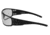 Gatorz Magnum Z Ansi Z87.1 Sunglasses, Matte Black Frame, Clear W/ Anti-Fog Lens, MAGZBLK06A