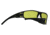 Gatorz Magnum Z Ansi Z87.1 Sunglasses, Matte Black Frame, Yellow W/ Anti-Fog Lens, MAGZBLK04A