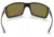 Gatorz Marauder Glasses, Brown Polarized Lens w/Green Mirror, Black, One Size, GZ-12-422
