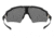Gatorz Milspec Ballistic Z87.1 Sunglasses, Black Cerakote Frame, Smoke Lens, Blackout Logo, One Size, GZ-10-401