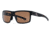 Gatorz Rig Vortex Sunglasses, Black Frame, Brown High Contrast MilSpec Ballistic Optimized Polarized Lens with Anti-Reflective Coating, Black/Brown, Large, GZ-53-488