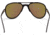 Gatorz Skyhook Sunglasses, Black Frame, Brown Polarized w/Green Mirror Lens, GZ-09-023