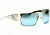 Gatorz Fury Sun Glasses, Polish Frame, Blue Gradient Lens