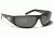 Gatorz Viper Sunglasses, Black Frame, Grey Lens
