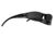 Gatorz Wraptor Sunglasses, Black Frame, Smoked Polarized W/ Chrome Lens, WRABLK01P-C